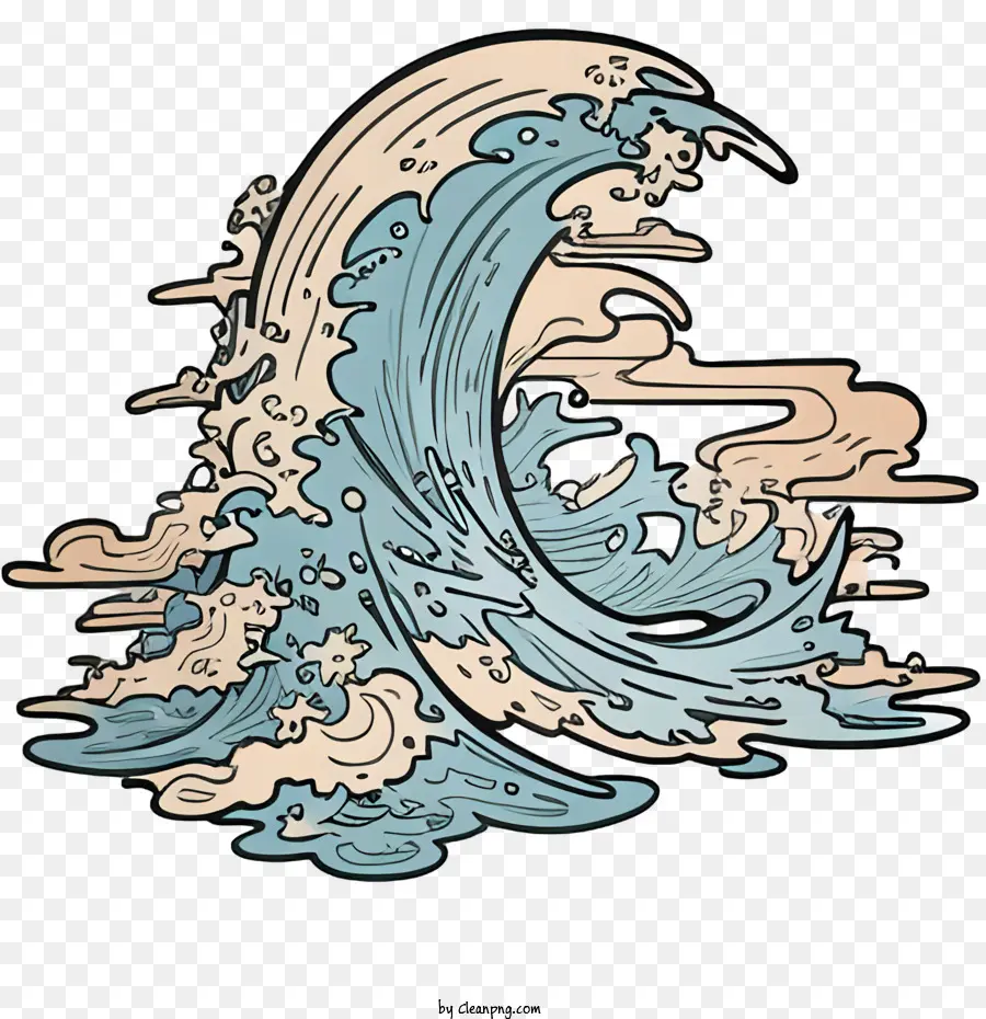 أمواج المحيطات，موجة PNG