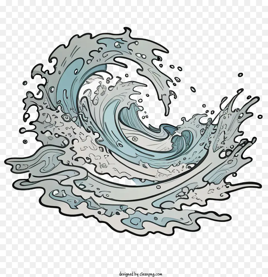 أمواج المحيطات，موجة PNG