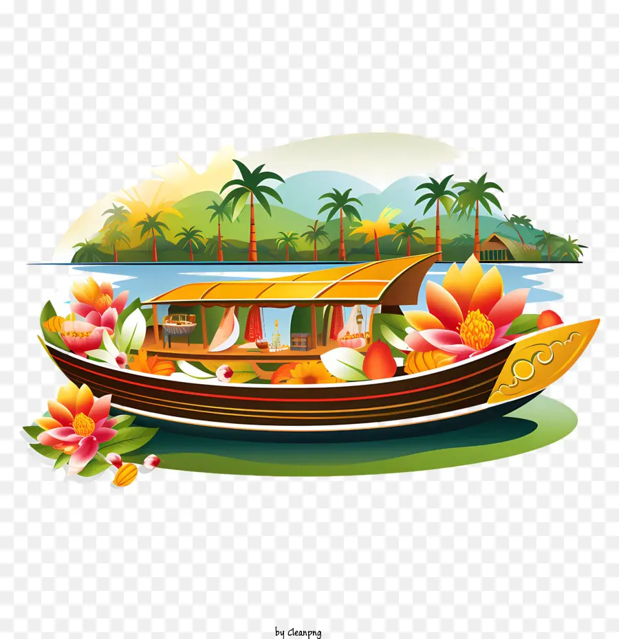 قارب أونام，القارب PNG