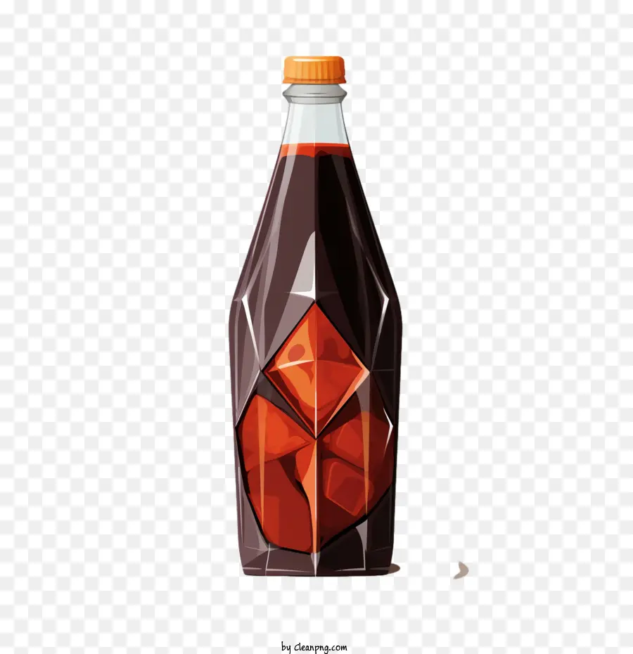 زجاجة الصودا كولا，الأحمر PNG