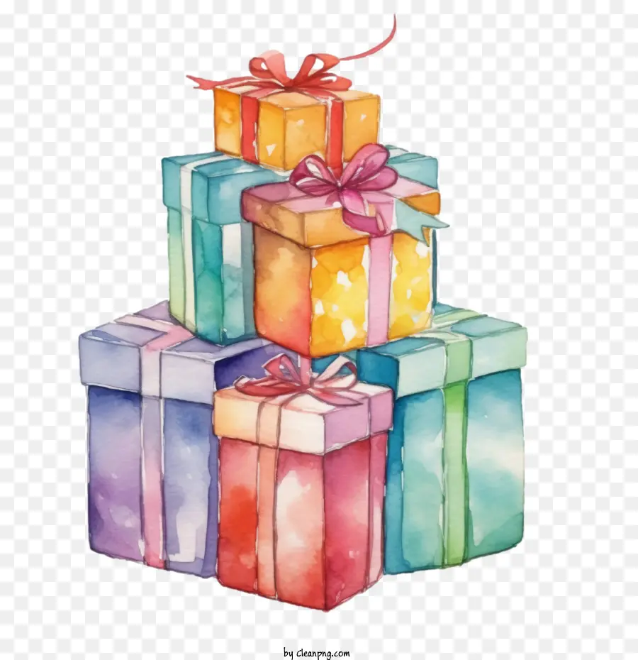 هدية عيد الميلاد مربع，هدايا عيد الميلاد PNG
