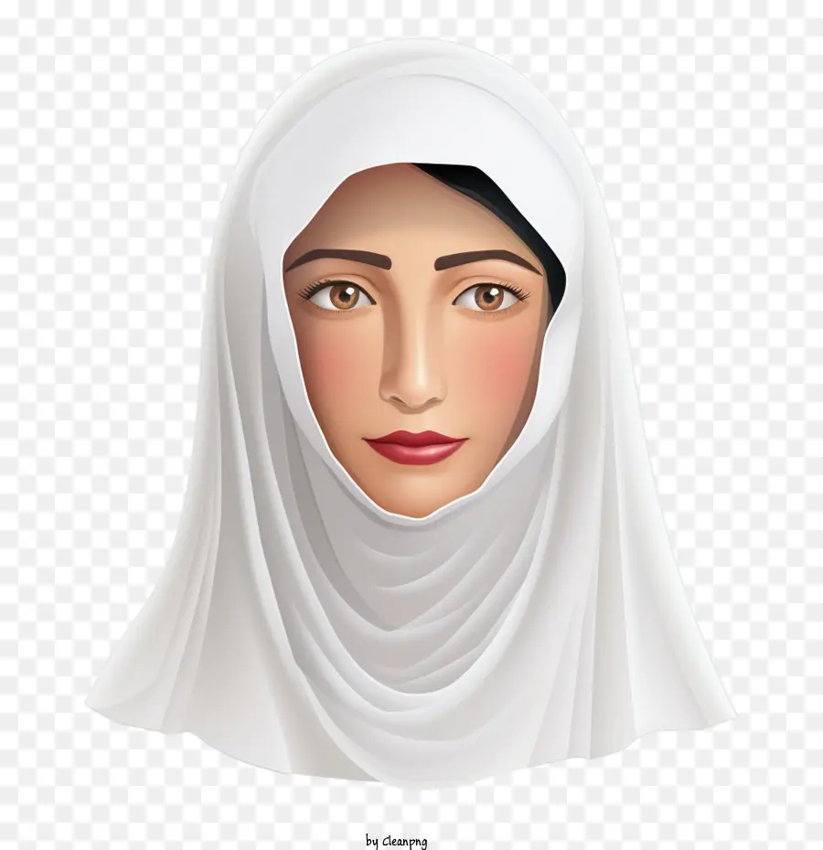 امرأة مع الحجاب，فتاة مع الحجاب PNG