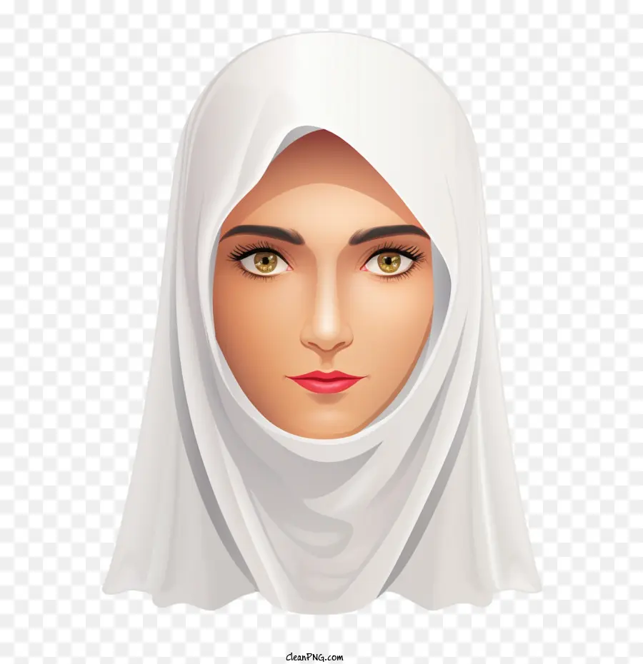 امرأة مع الحجاب，فتاة مع الحجاب PNG