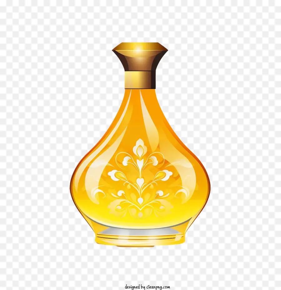 زجاجة عطر，زجاجة عطر ذهبية PNG