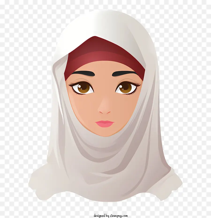 امرأة مع الحجاب，مسلم PNG