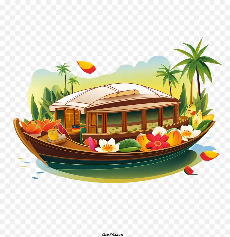 قارب أونام，الماء PNG