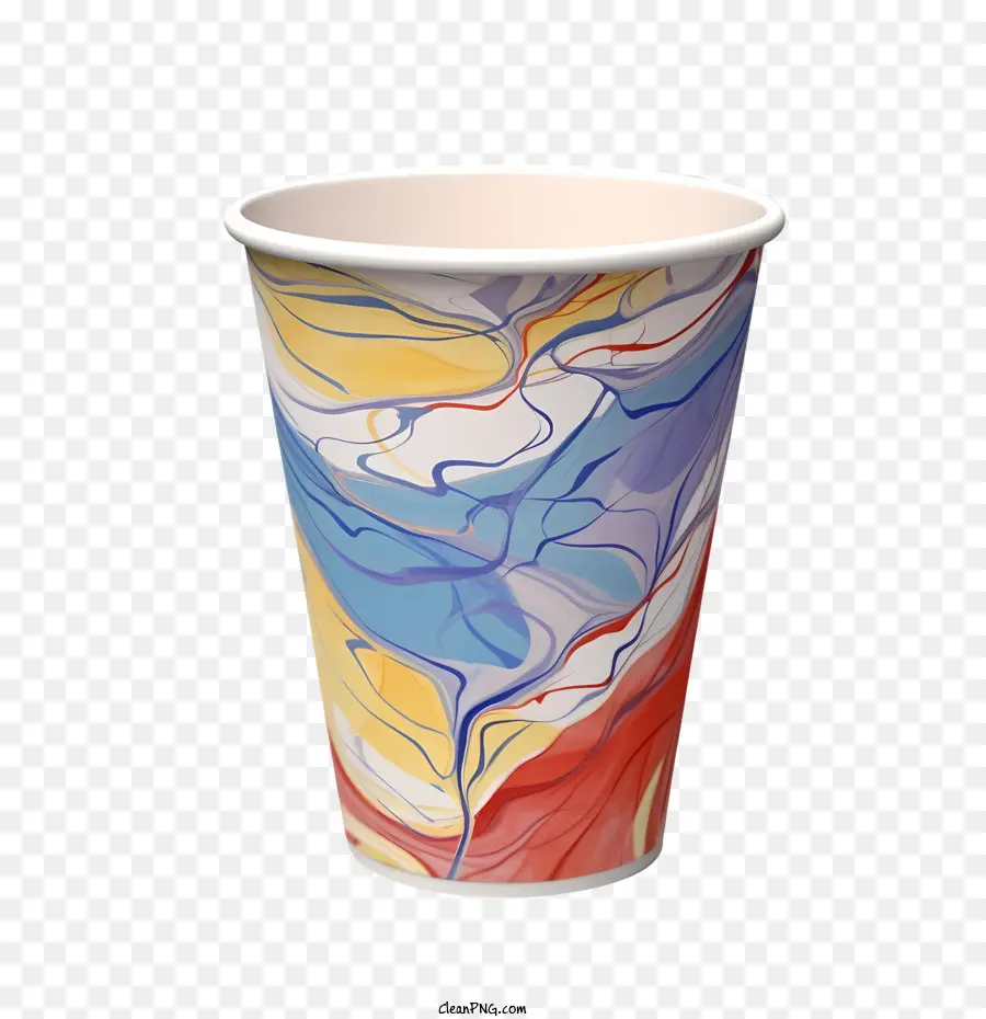 ورقة كأس，الملونة PNG