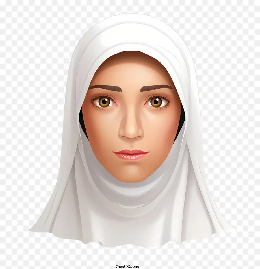 امرأة مع الحجاب，الحجاب الإسلامي PNG