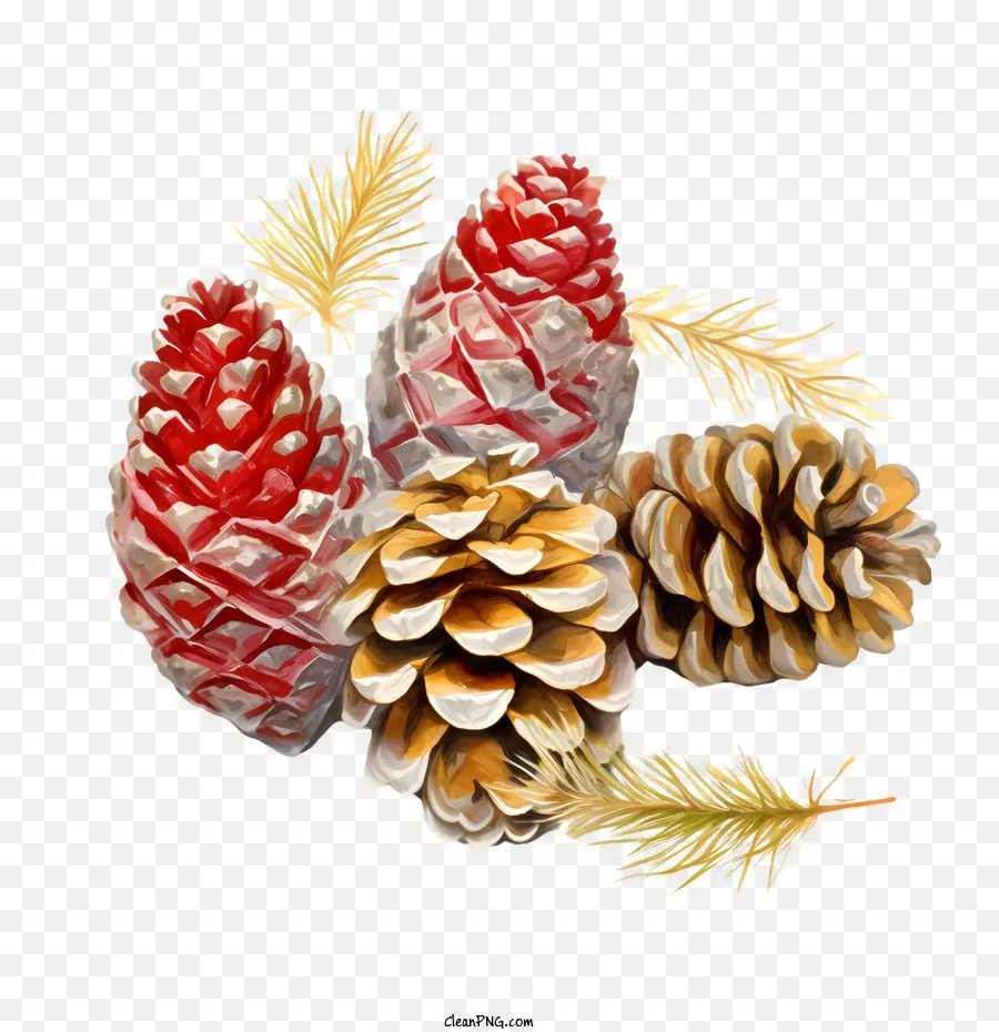 كوز الصنوبر，شجرة عيد الميلاد PNG