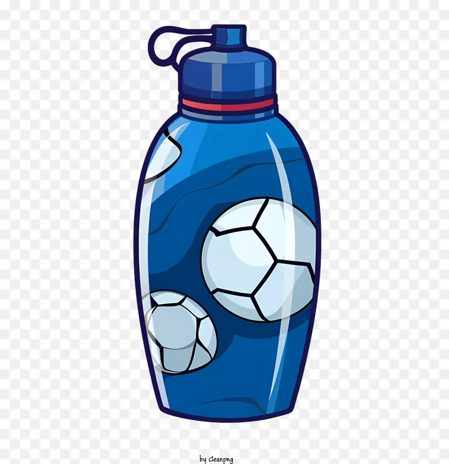 المياه زجاجة，كرة القدم PNG