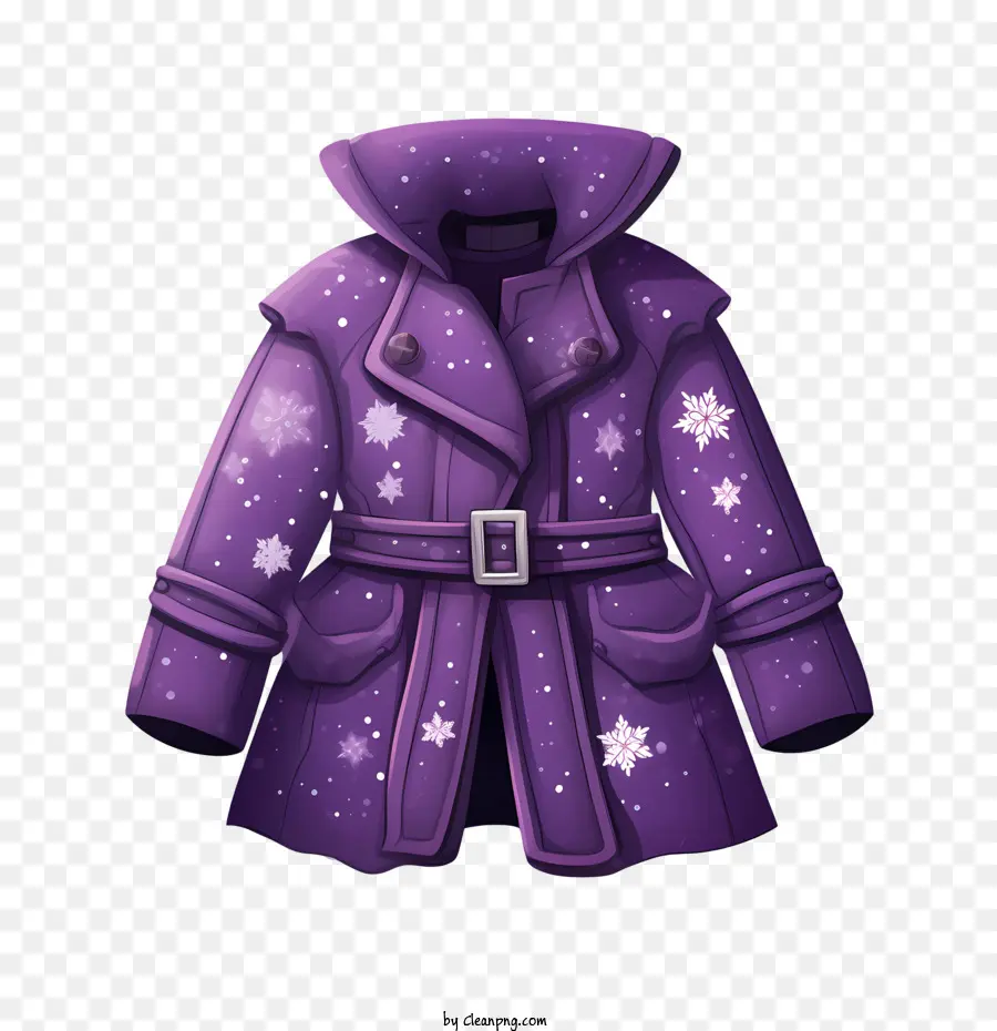 معطف الشتاء，معطف أرجواني PNG