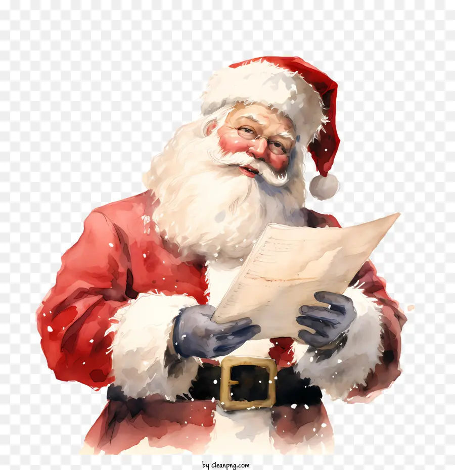 يوم قائمة Santas，سانتا PNG