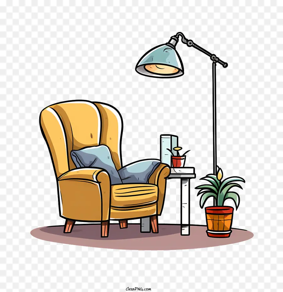 الأريكة والمصباح，مصباح PNG
