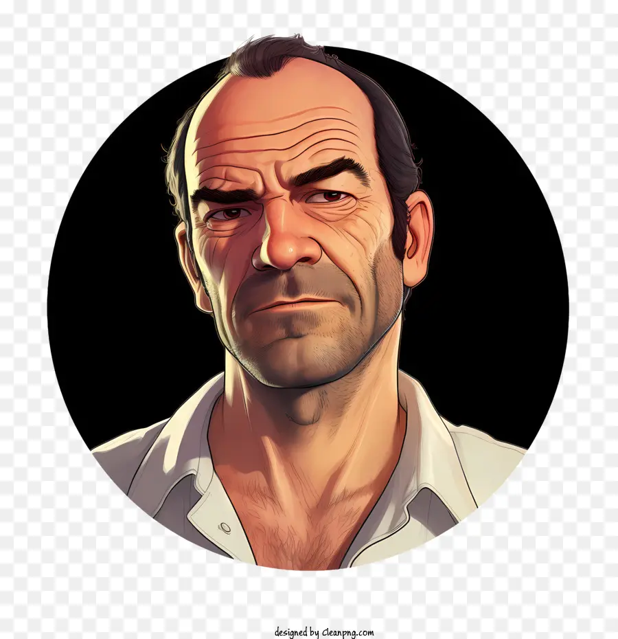 شخصية Grand Theft Auto，رجل أصلع PNG