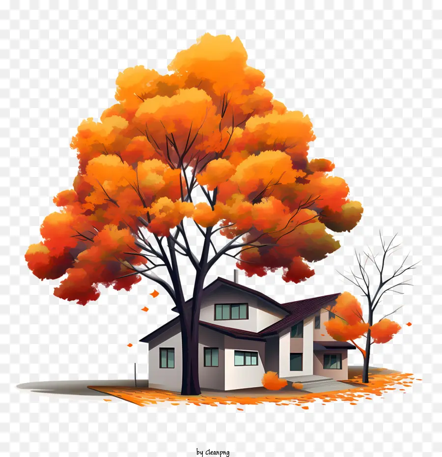 منزل الخريف，منزل السقوط PNG