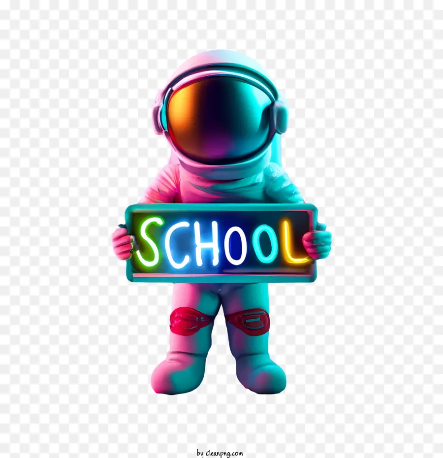 العودة إلى المدرسة，رائد الفضاء PNG
