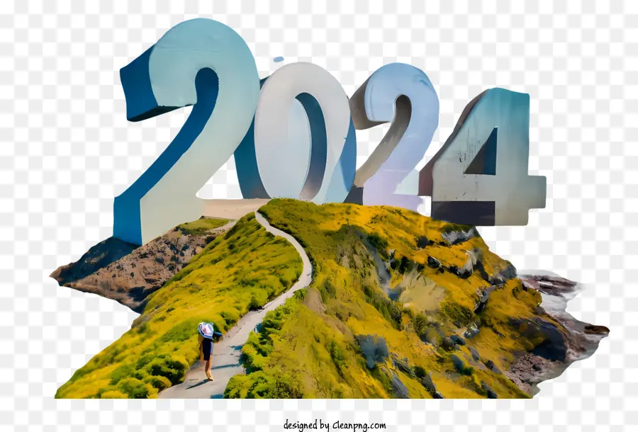 2024 رأس السنة，2024 PNG