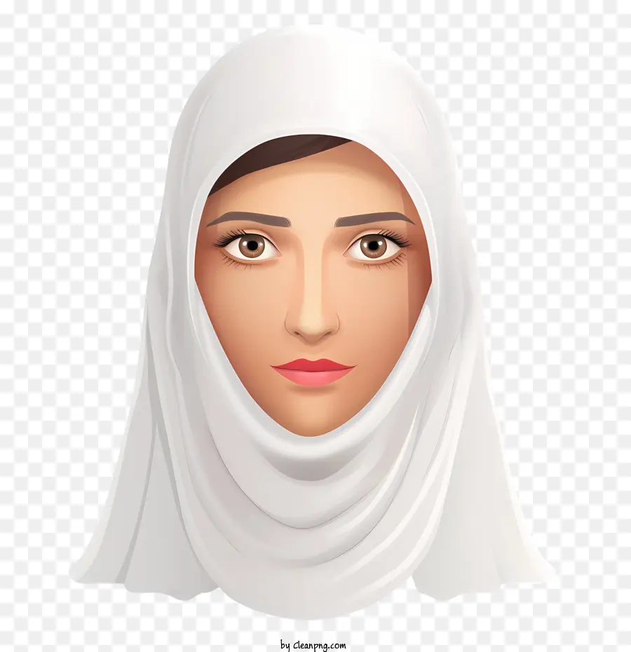 امرأة مع الحجاب，امرأه مسلمه PNG