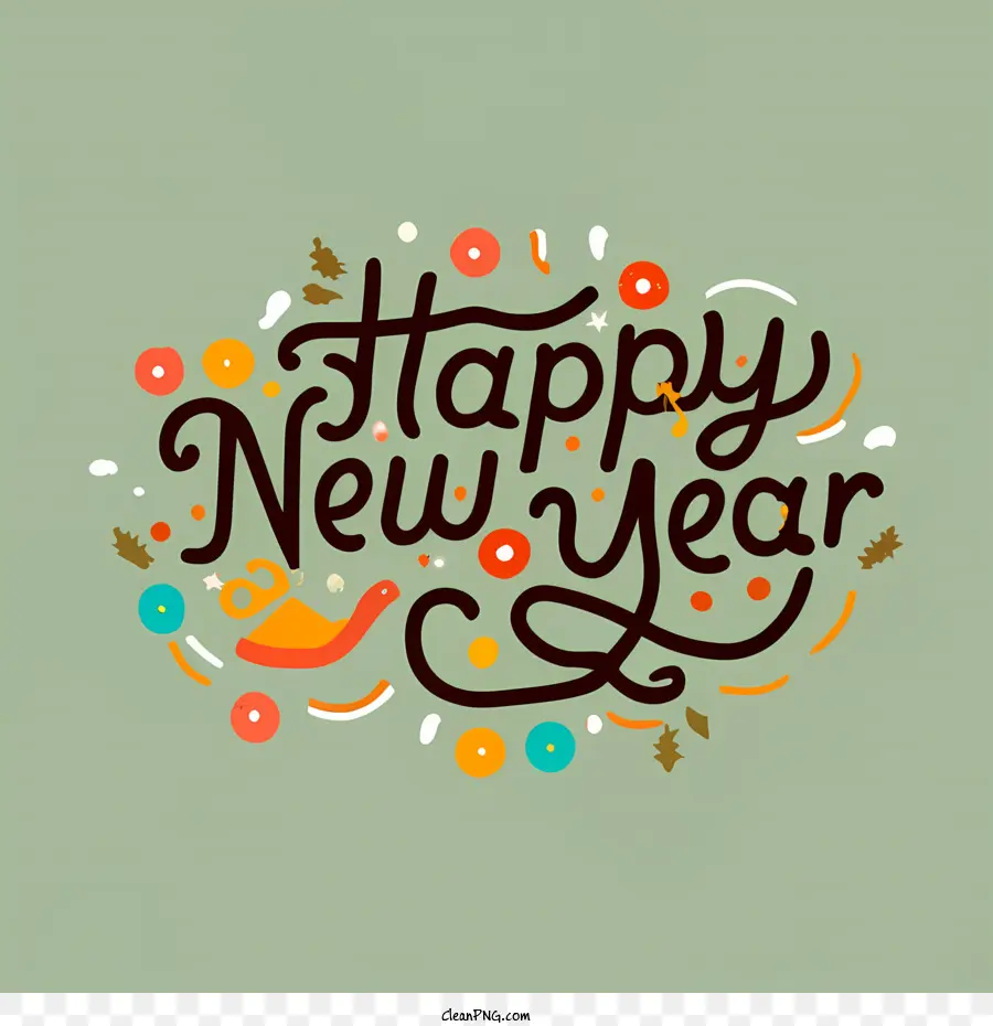 سنة جديدة سعيدة，الاحتفال PNG