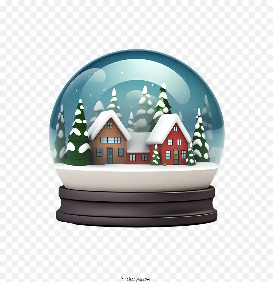كرة الثلج عيد الميلاد，البيت PNG