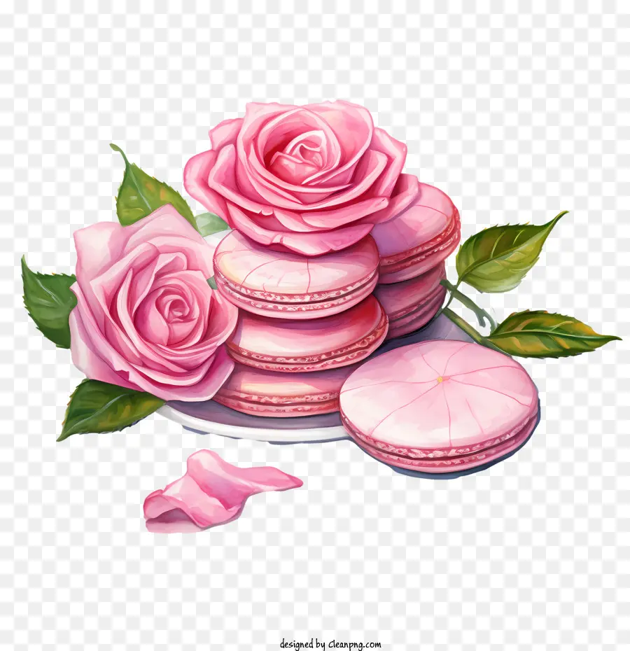 معكرون اليوم，الوردي الورود PNG