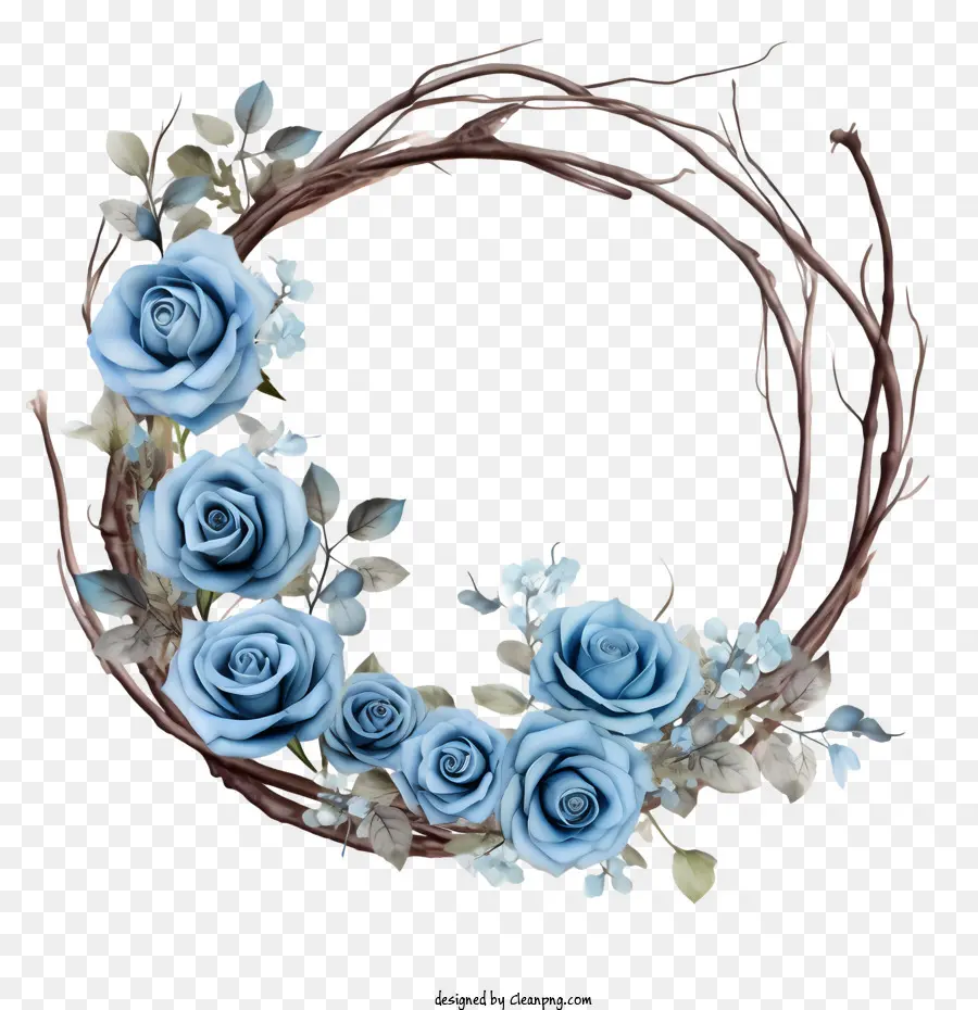 روز إكليل，الورود الزرقاء PNG