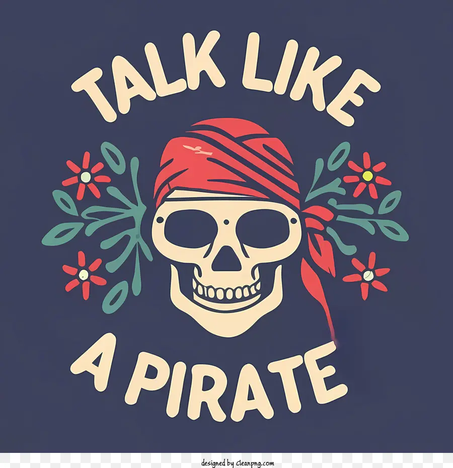 الحديث مثل القراصنة اليوم，الجمجمة PNG