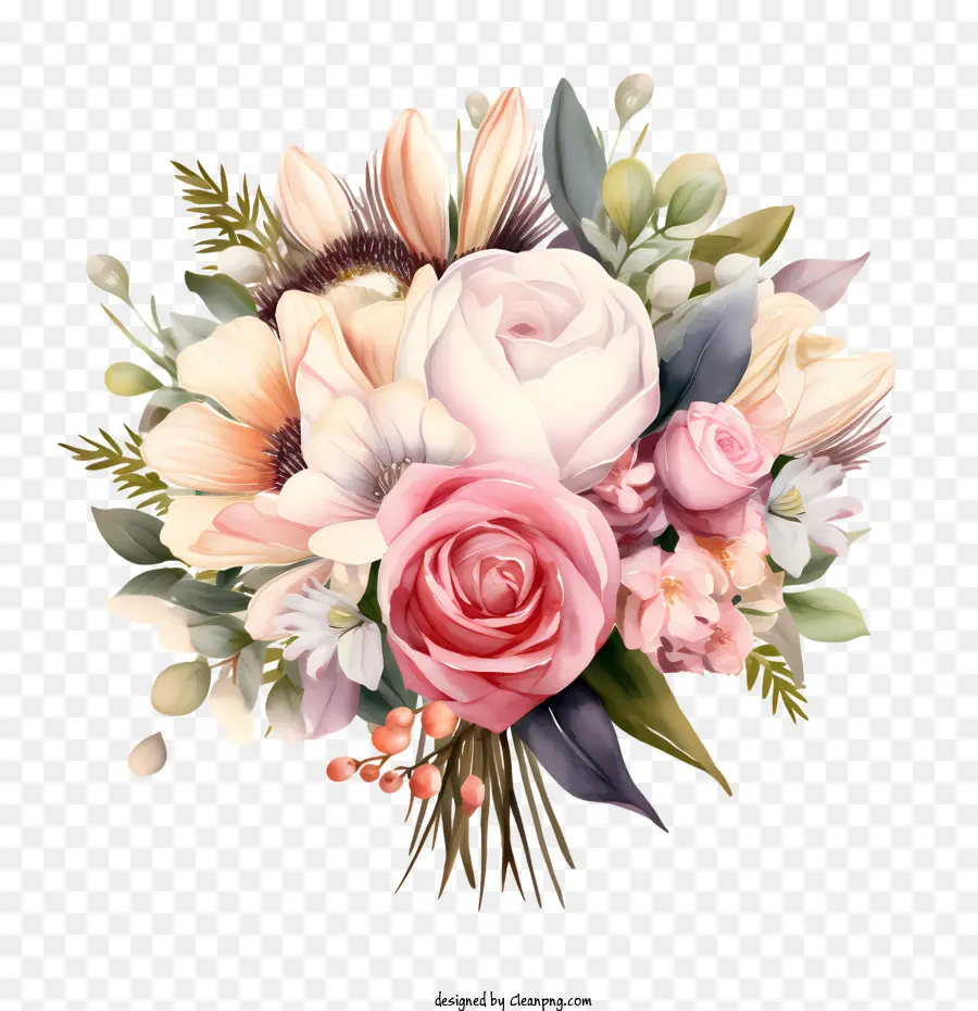 باقة الزفاف，باقة الأزهار PNG