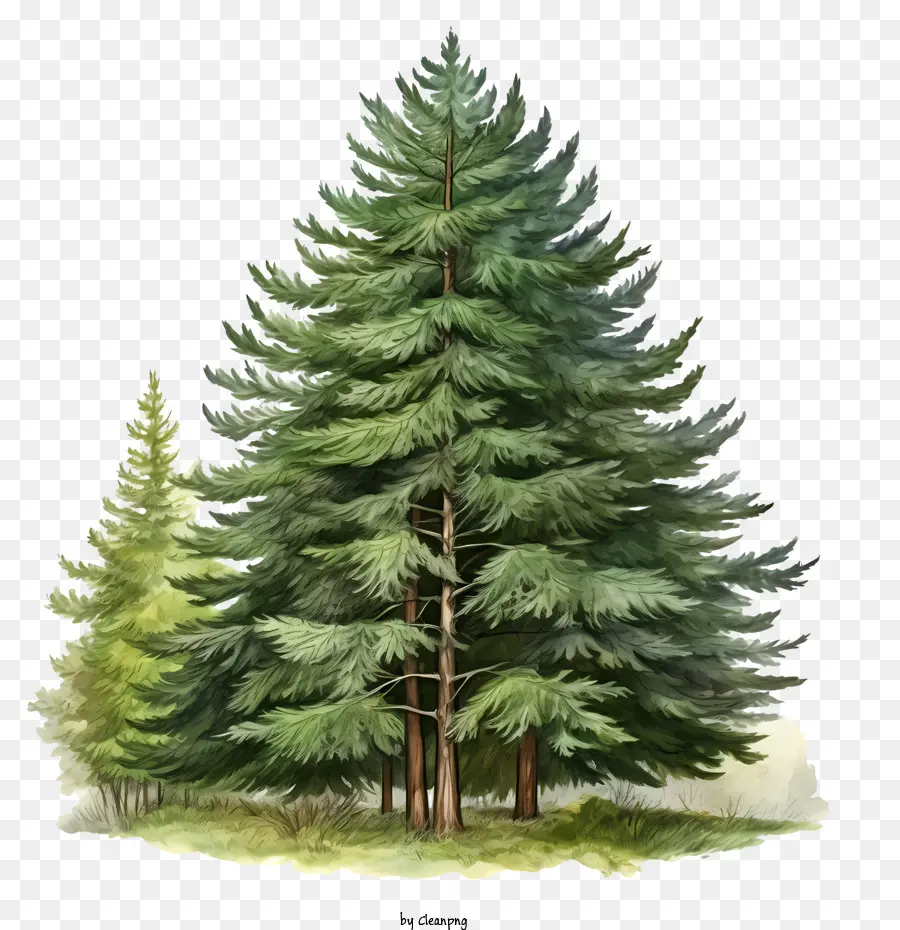 شجرة دائمة الخضرة，أشجار الصنوبر PNG