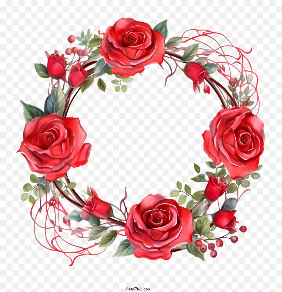 روز إكليل，الورود الحمراء PNG