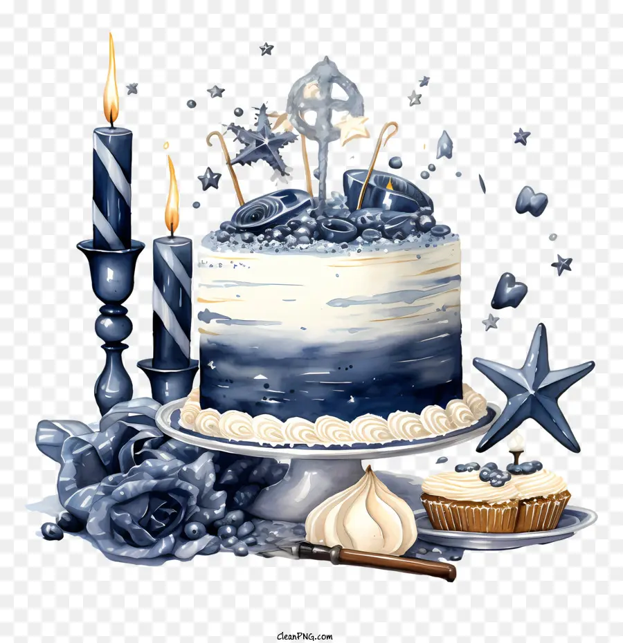 البحرية عيد ميلاد，كعكة PNG