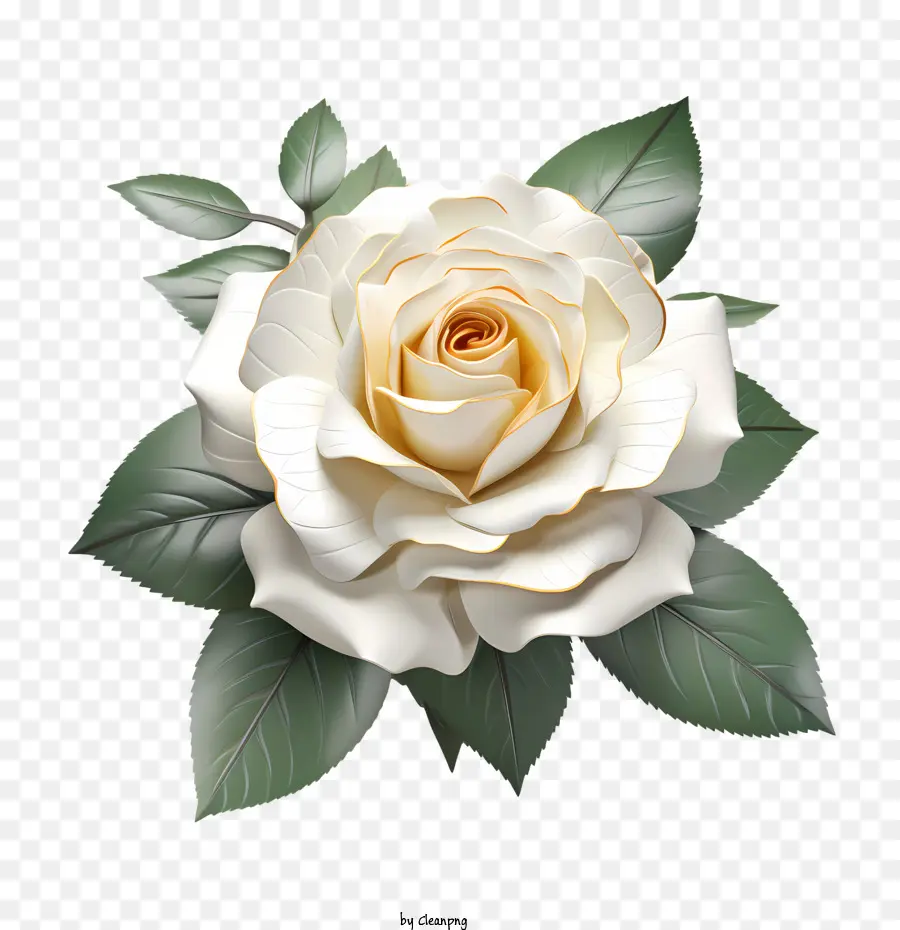 زهرة وردة بيضاء，وردة بيضاء PNG