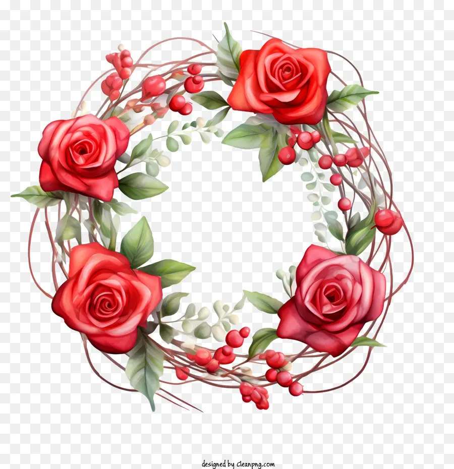 روز إكليل，الورود الحمراء PNG