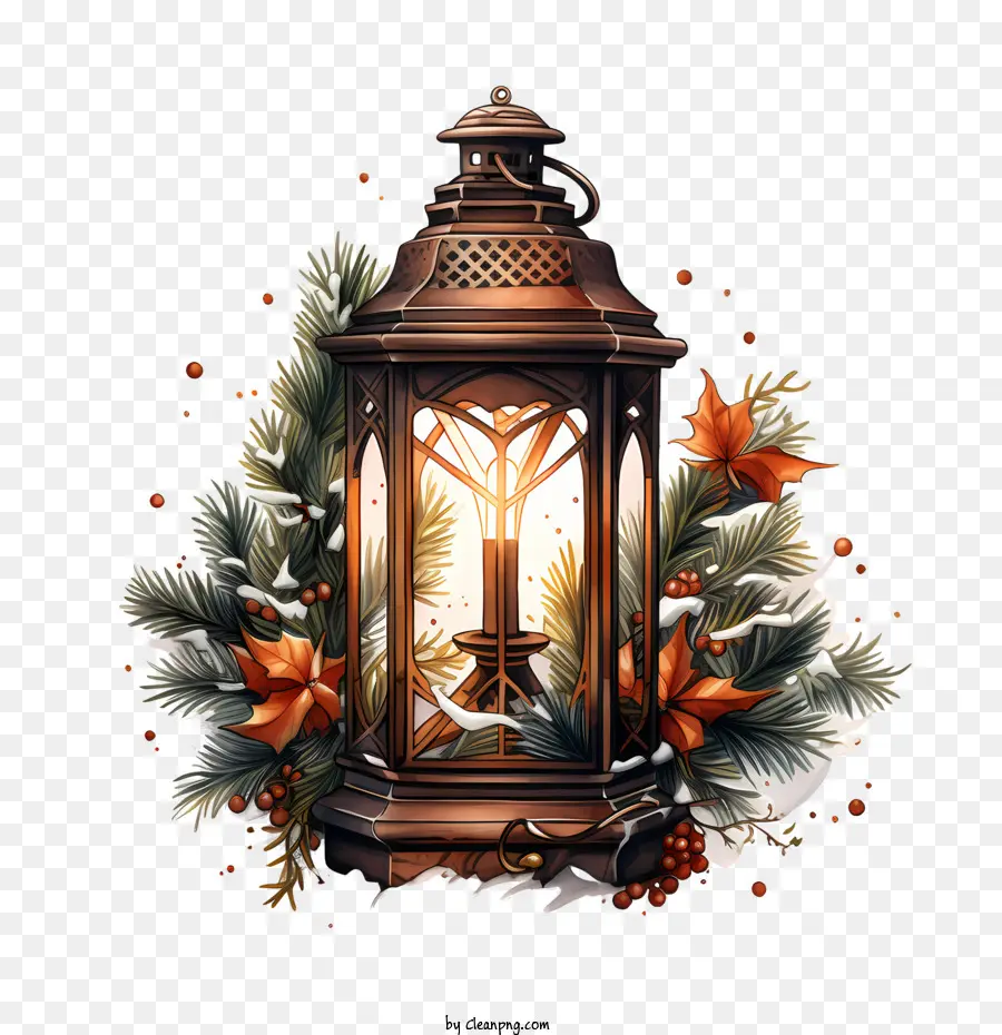 فانوس عيد الميلاد，مصباح PNG