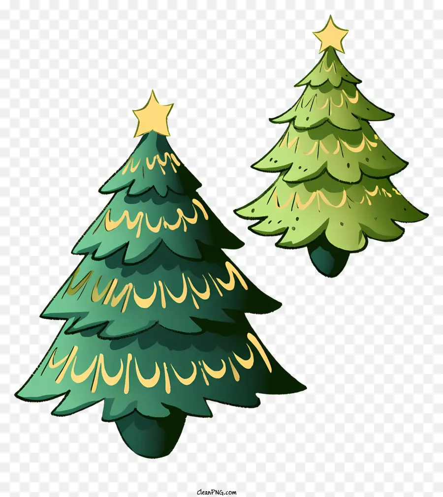 أشجار عيد الميلاد，الأوراق الخضراء ، PNG