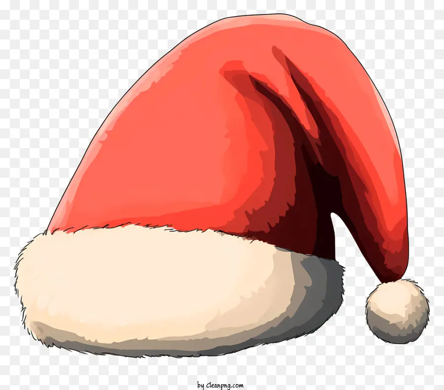 قبعة سانتا كلوز الحمراء，بيوم بوم بوم PNG