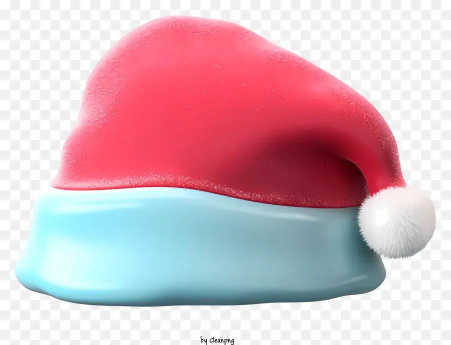 قبعة سانتا كلوز，قبعة حمراء وبيضاء PNG
