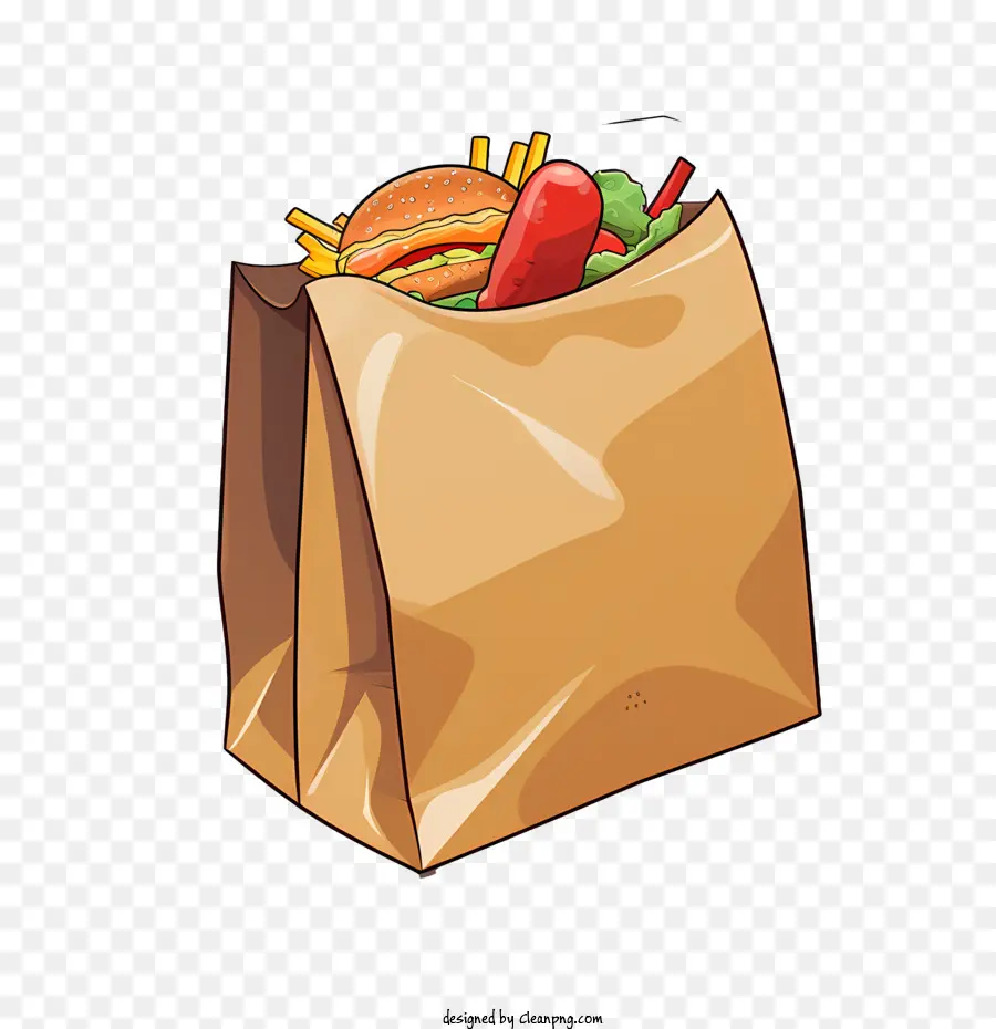 حقيبة توصيل الطعام，همبرغر PNG