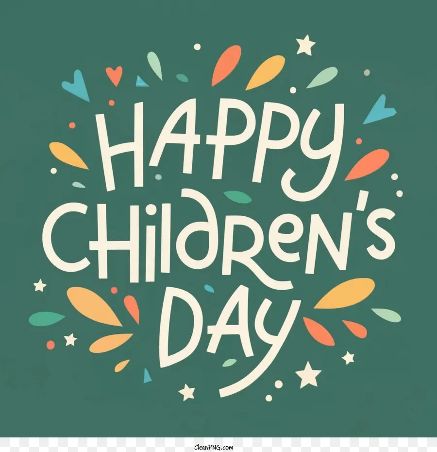 سعيد أطفال اليوم，تحية يوم الأطفال PNG