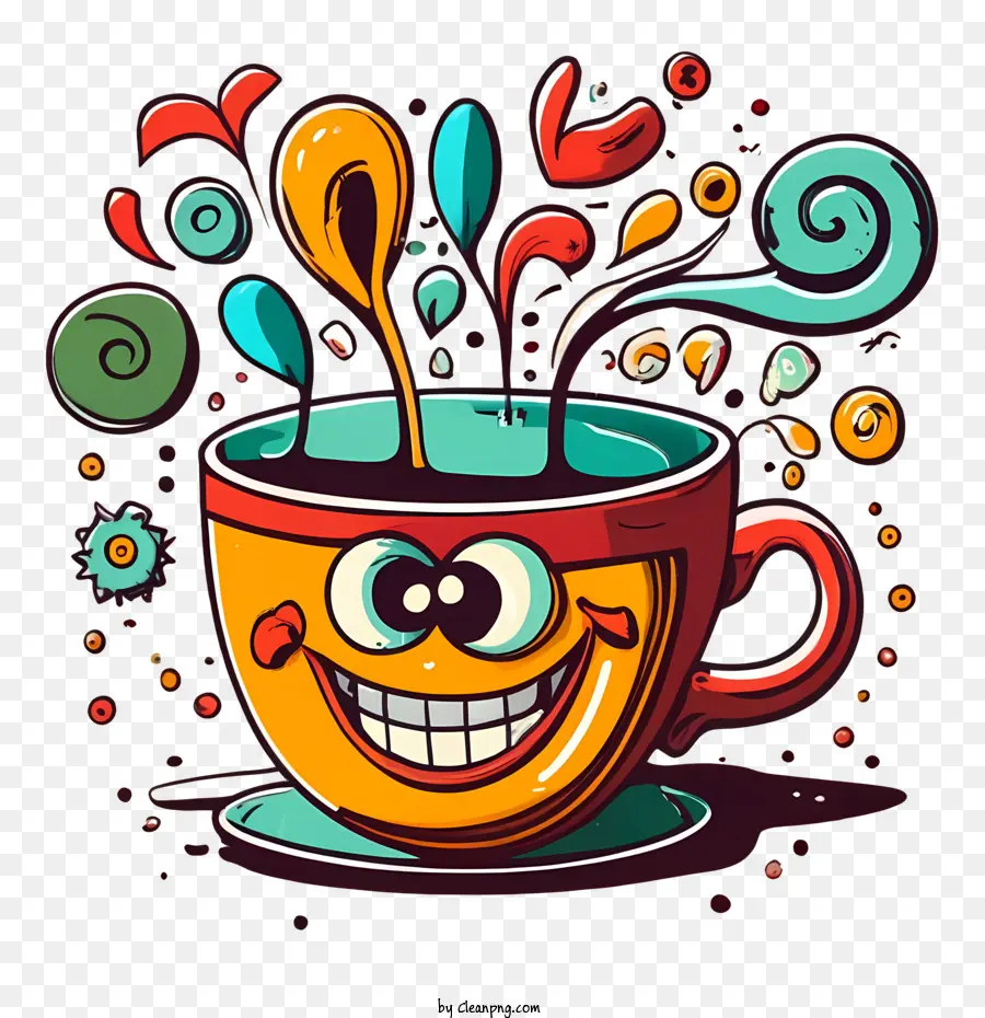 الكرتون فنجان القهوة，فنجان القهوة PNG