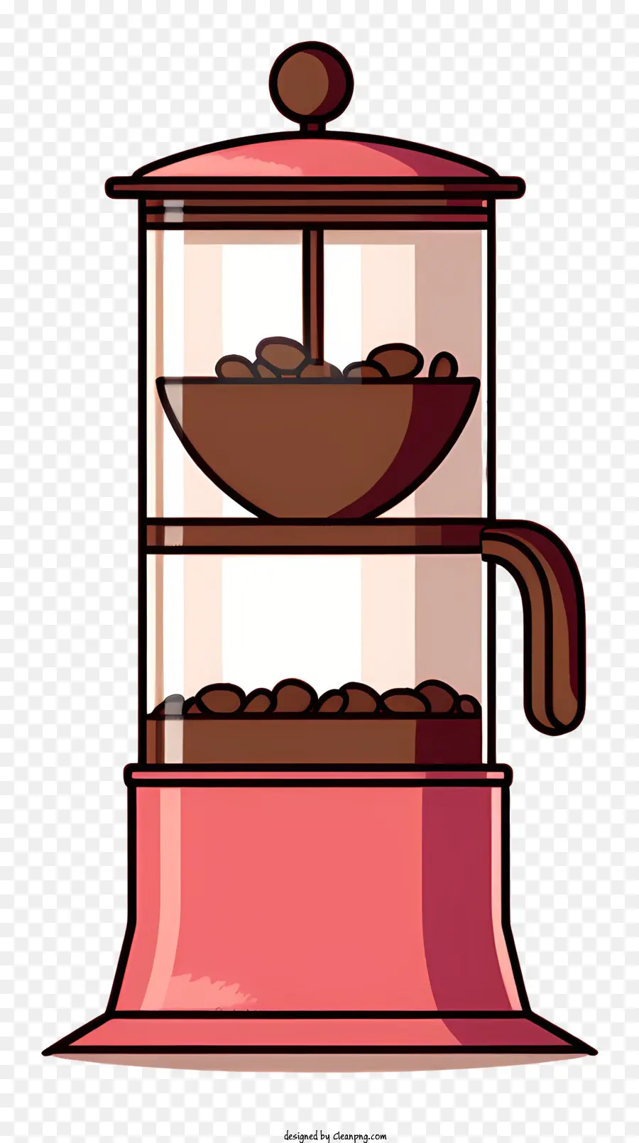 القهوة，الوردي PNG