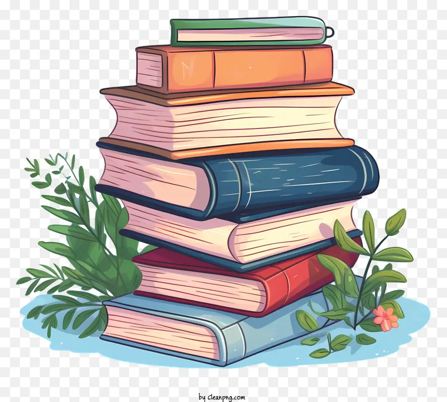 الكتب，النباتات PNG