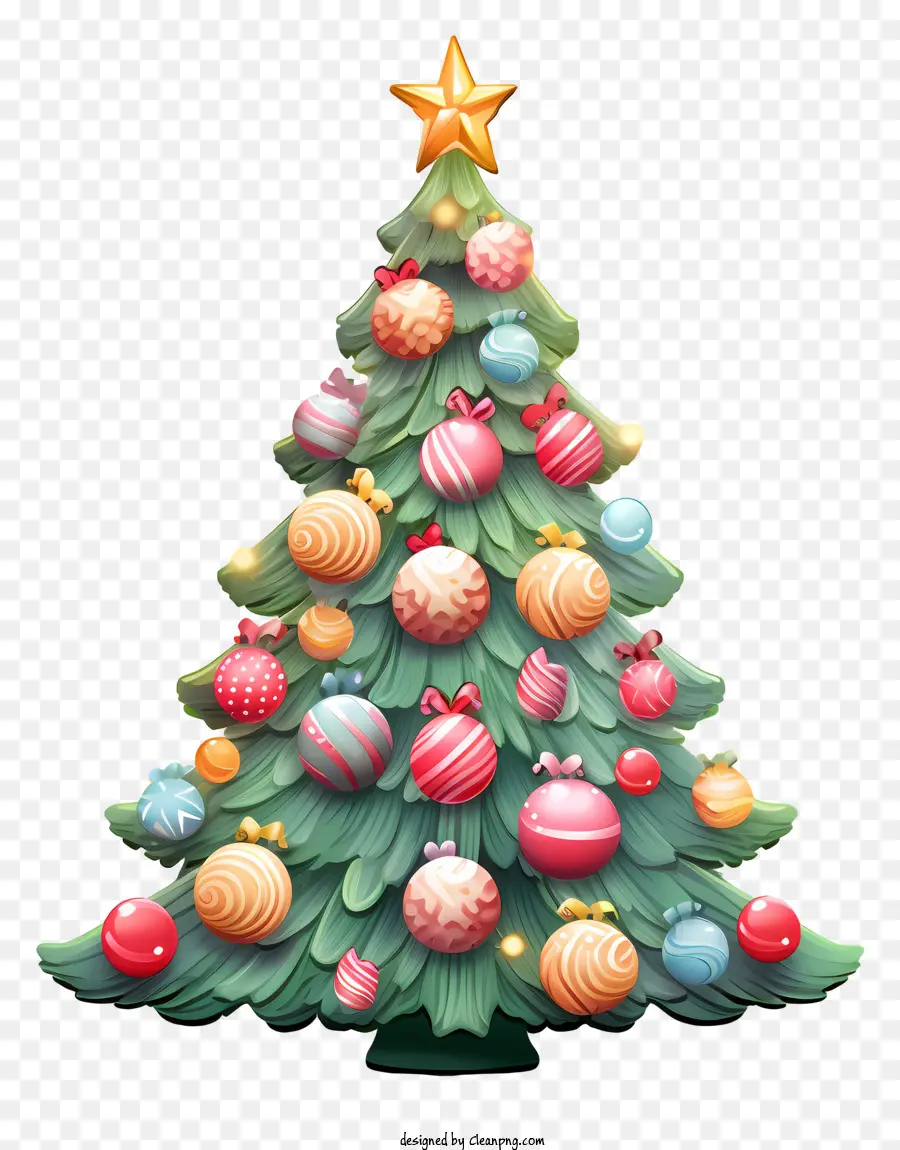 شجرة عيد الميلاد الديكور，عيد الميلاد الحلي PNG