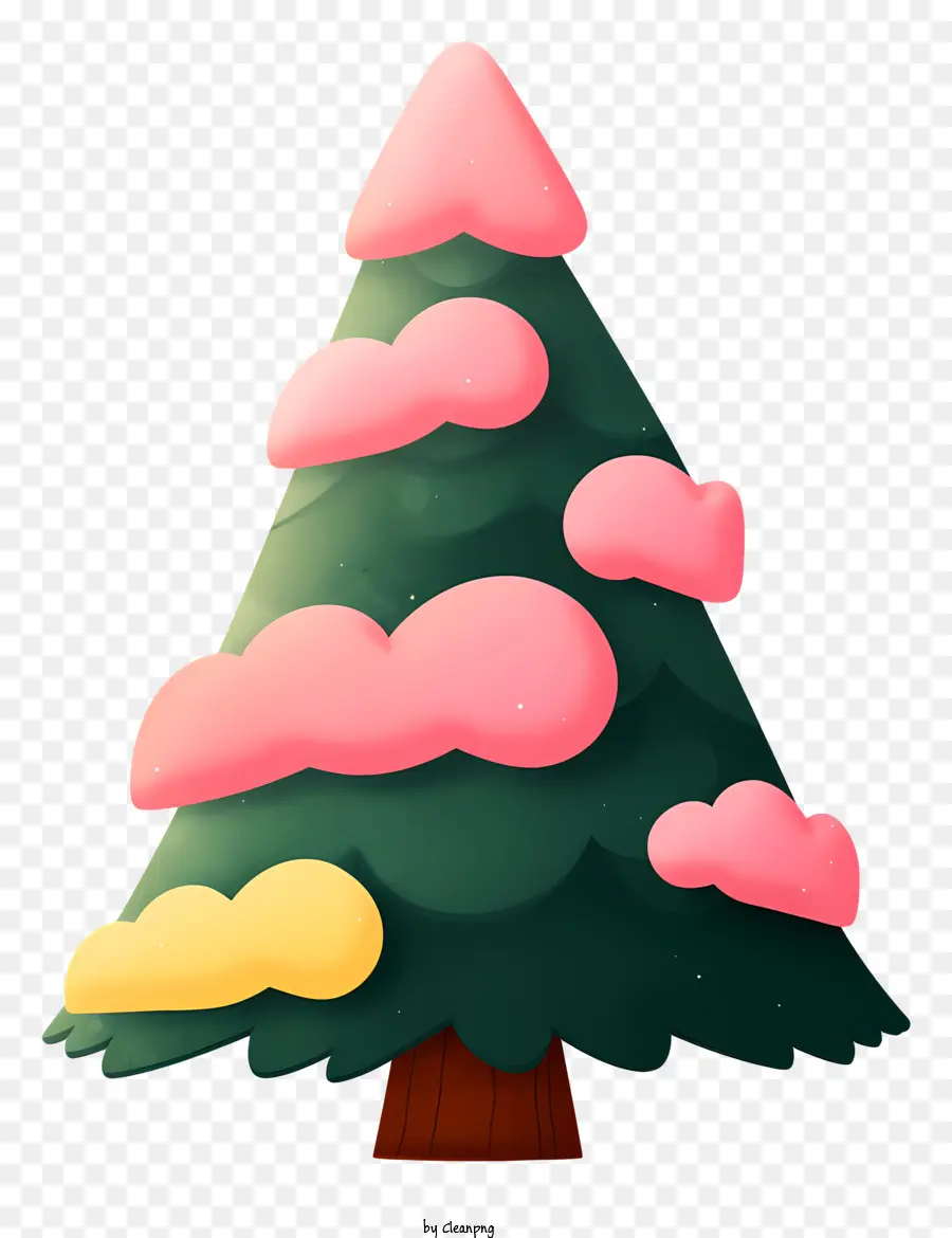 زينة شجرة عيد الميلاد，أفكار شجرة عيد الميلاد الفريدة PNG