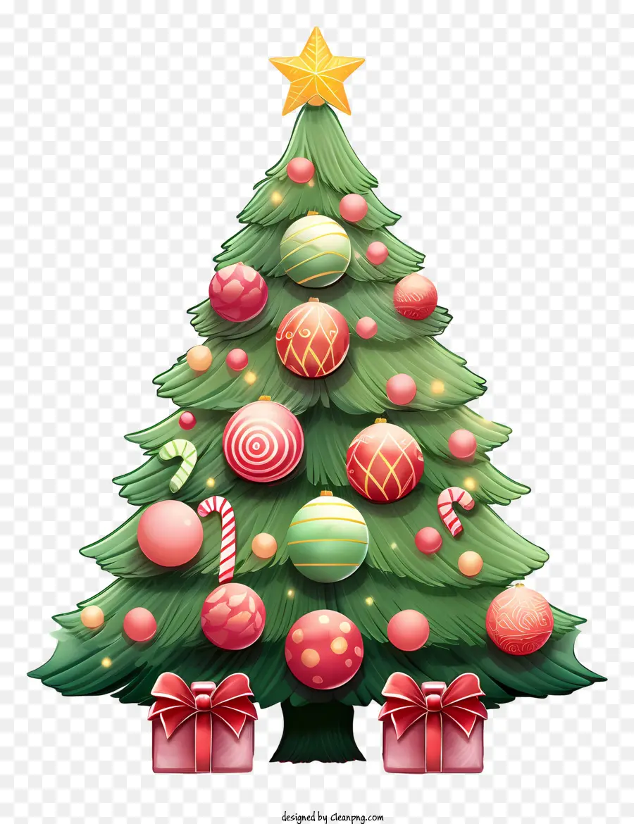شجرة عيد الميلاد，موسم العطلات PNG