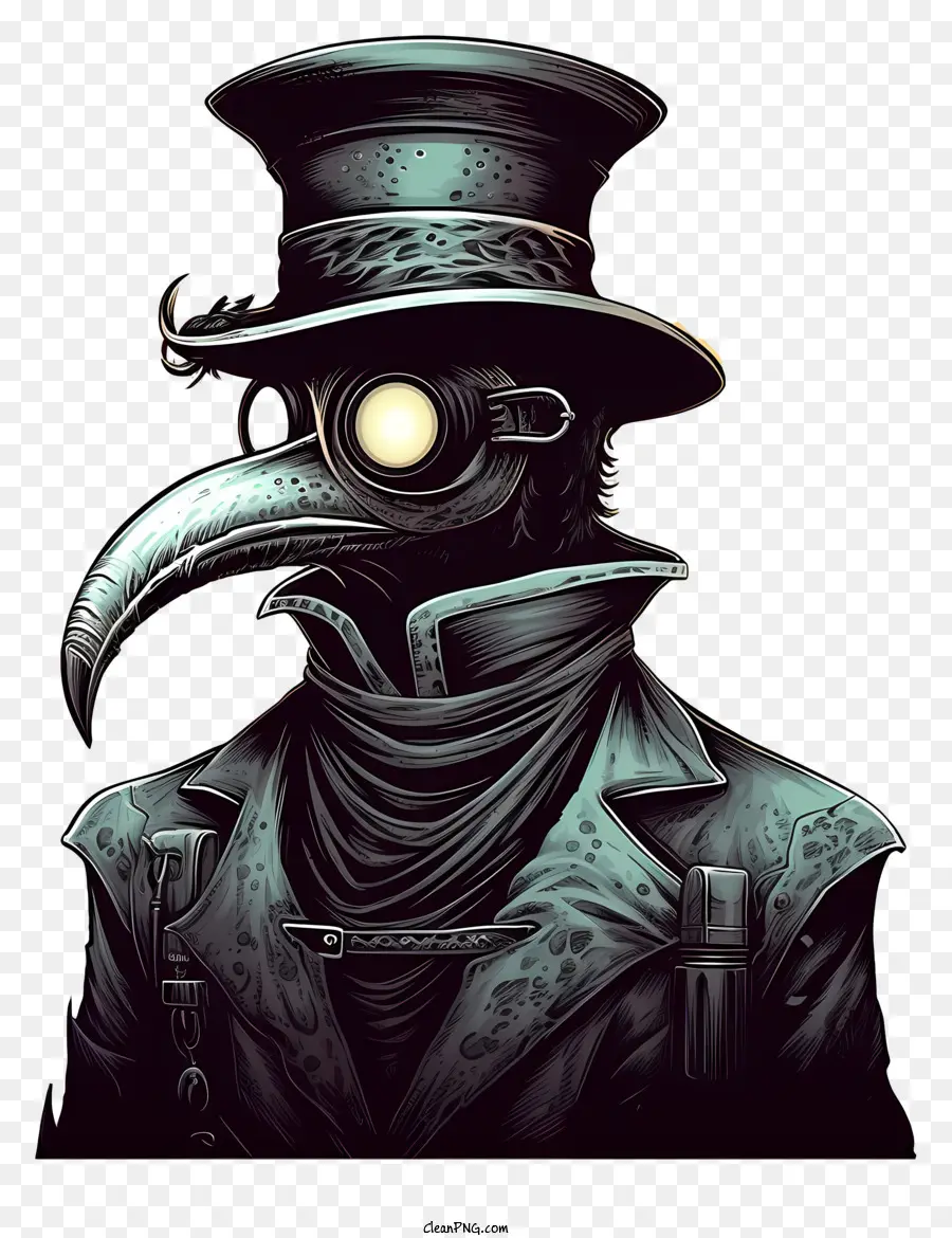 شخصية Steampunk，دكتور الطاعون PNG