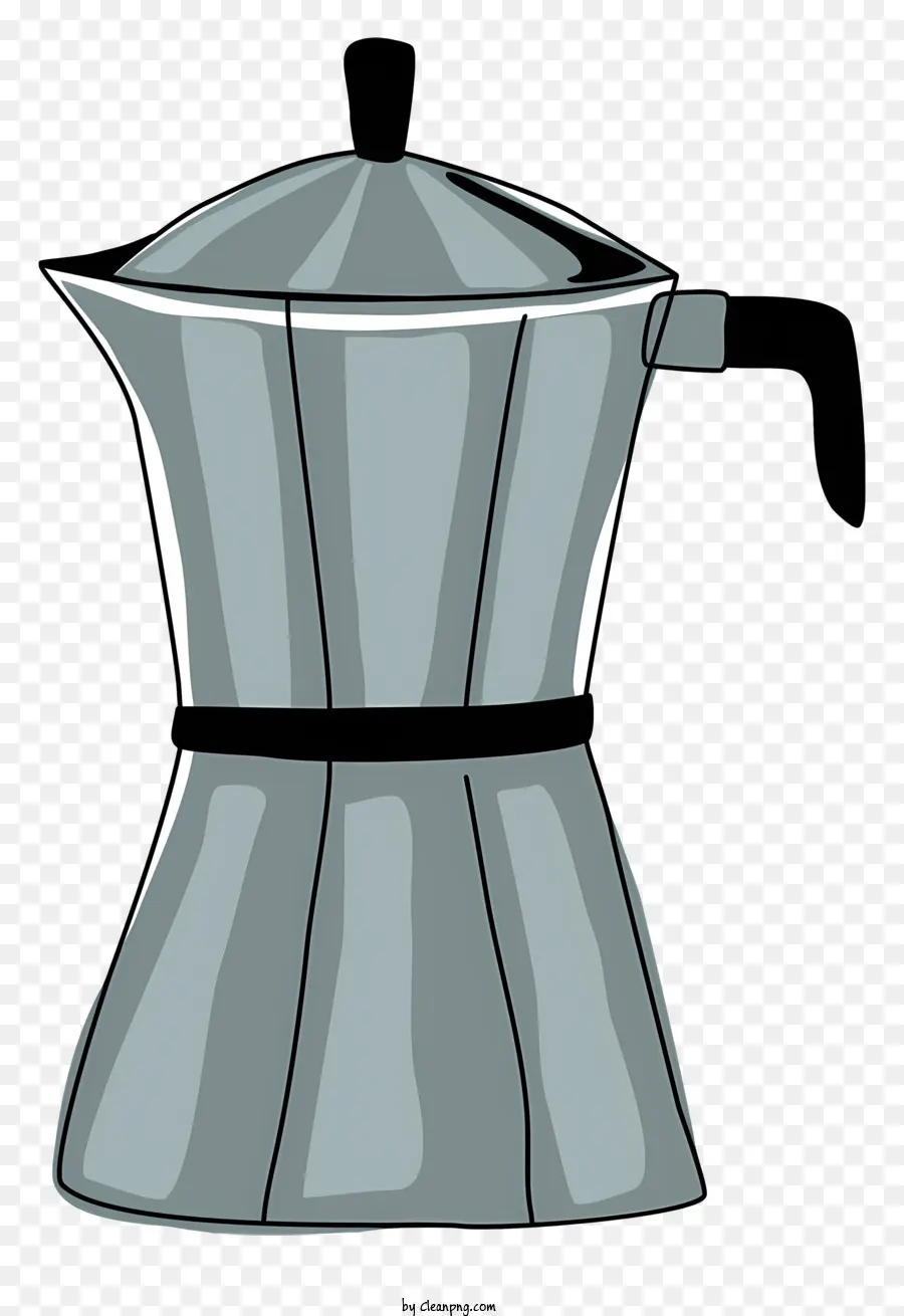 القهوة，وعاء معدني PNG