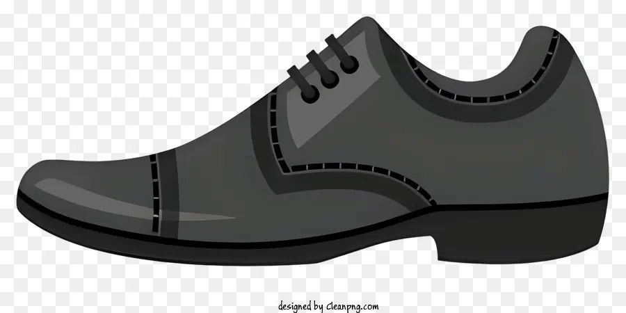 حذاء اللباس الأسود，الأحذية والجلود PNG
