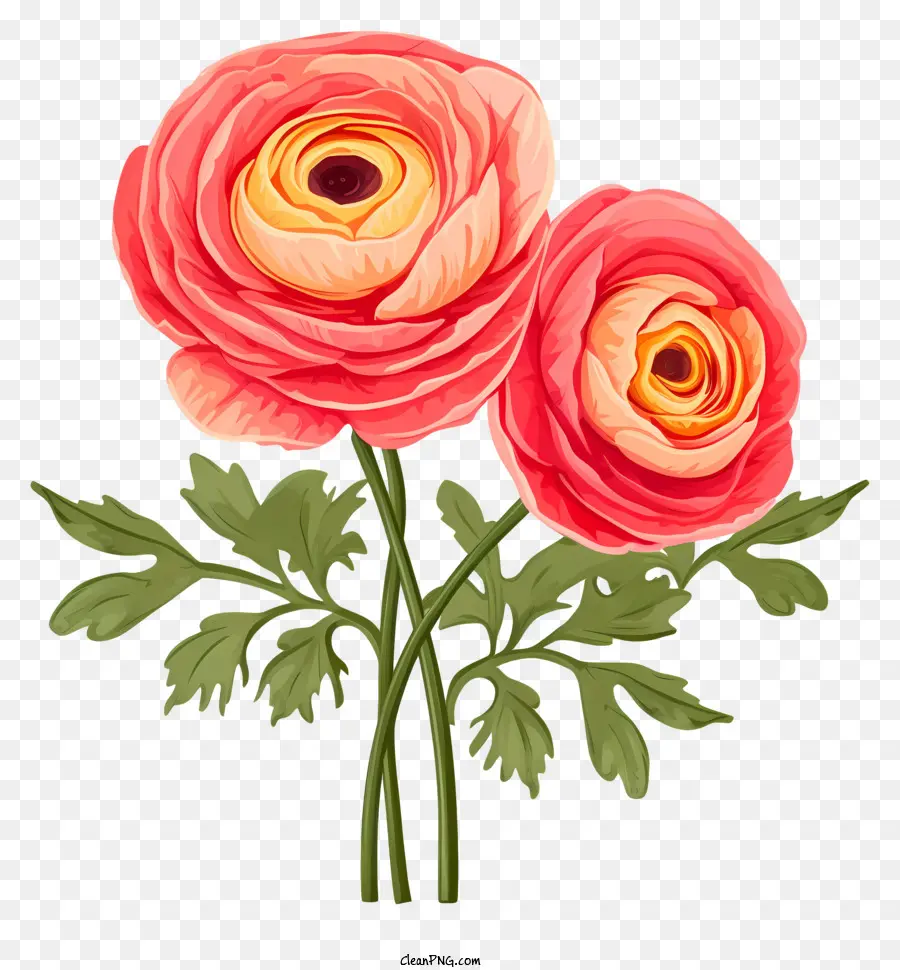 الوردي الورود，ترتيب الزهور PNG