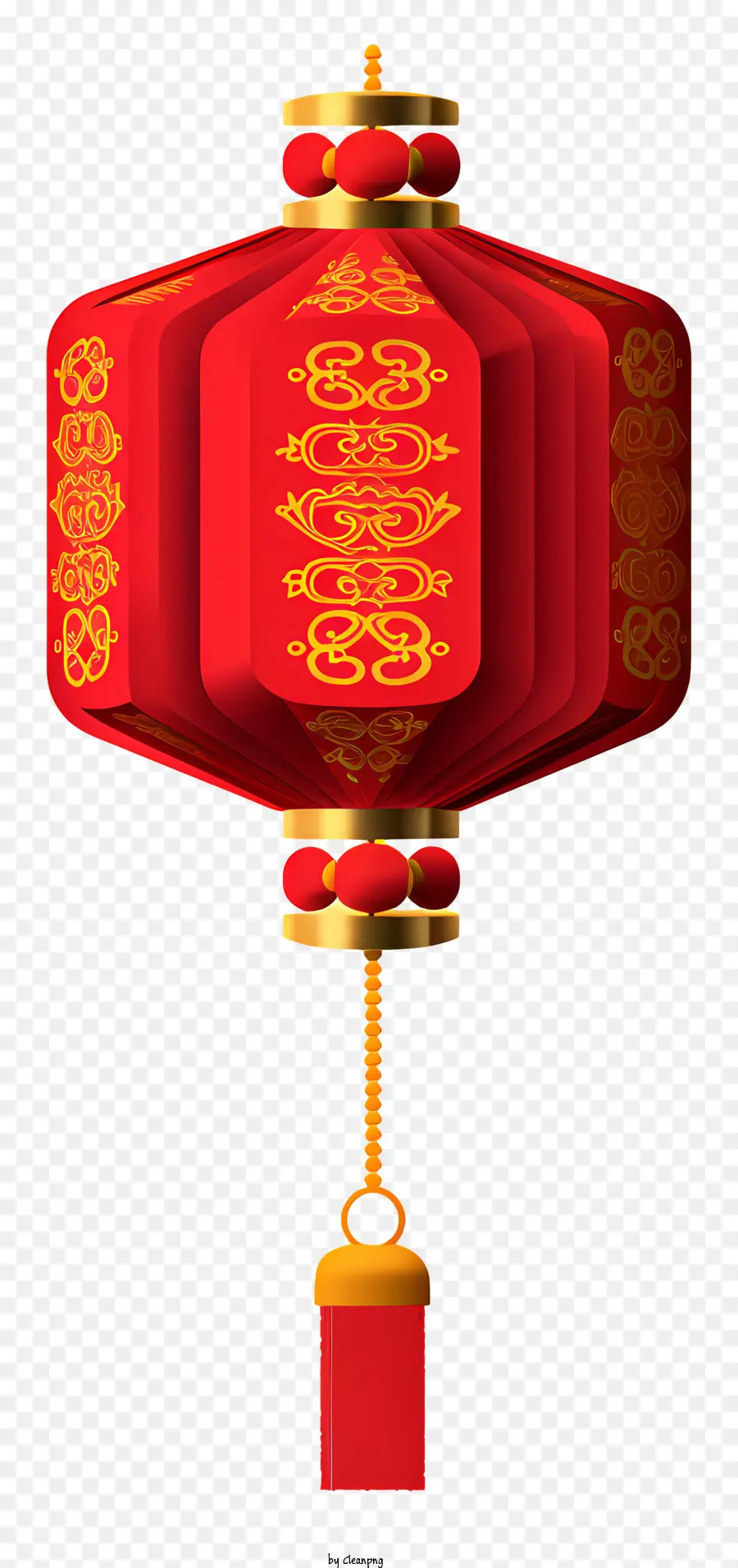 الورق الأحمر الفانوس，فانوس السنة الصينية الجديدة PNG